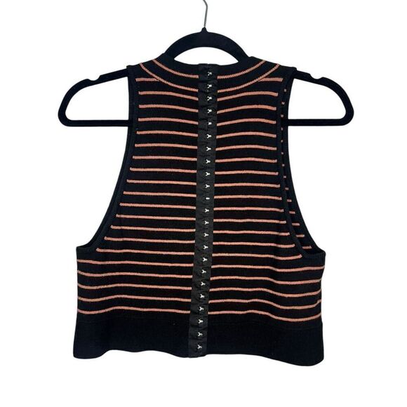 Victoria’s Secret High Neck Hook & Eye Knit Crop Top Women’s XL NEW - Picture 5 of 8